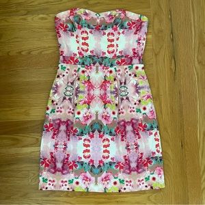 Ali Ro Pink Strapless Dress